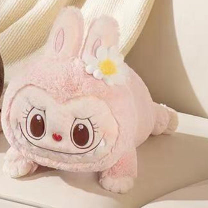 The Momsters Classic Series-Labubu Sweet Sleep Lying Plush Doll