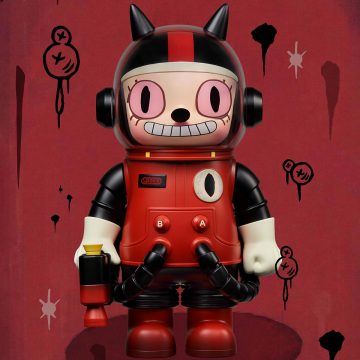 MEGA SPACE MOLLY 400% Gary Baseman