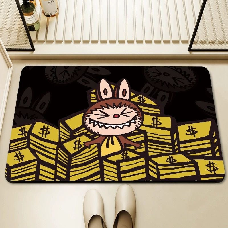 Labubu Bath Room Diatomite Soft Mat