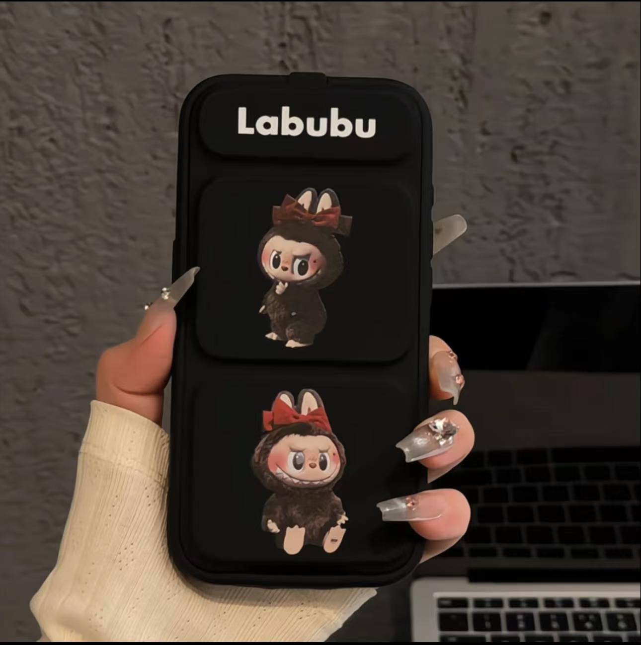 Labubu Bowtie Doll Pjone case