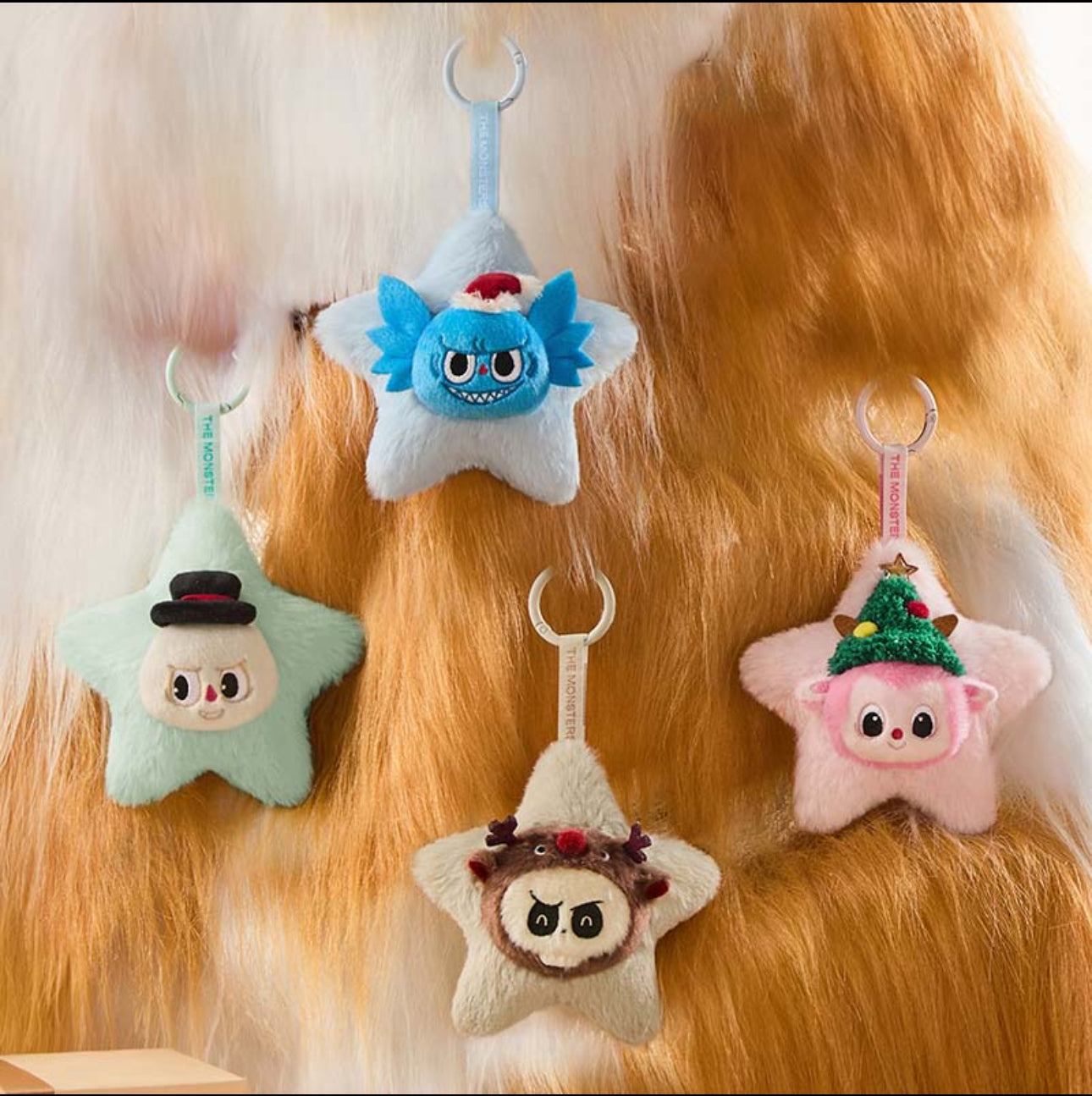 THE MONSTERS Classic Series-Sparkly Plush Pendant Blind Box