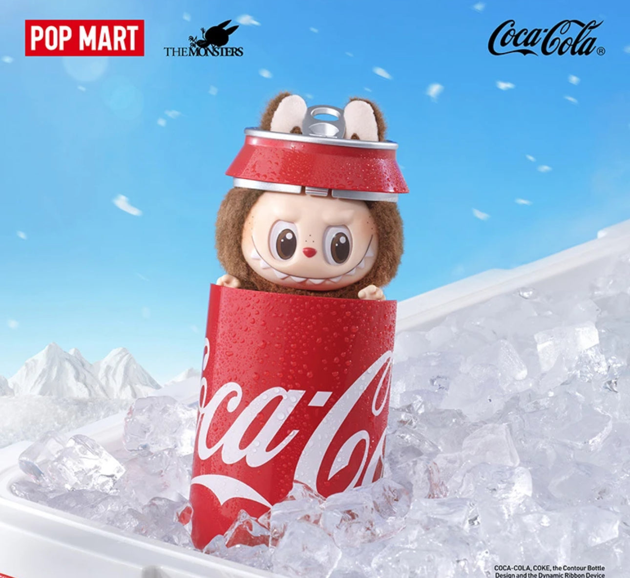 Labubu×Coca-Cola vinyl plush doll （Authentic）