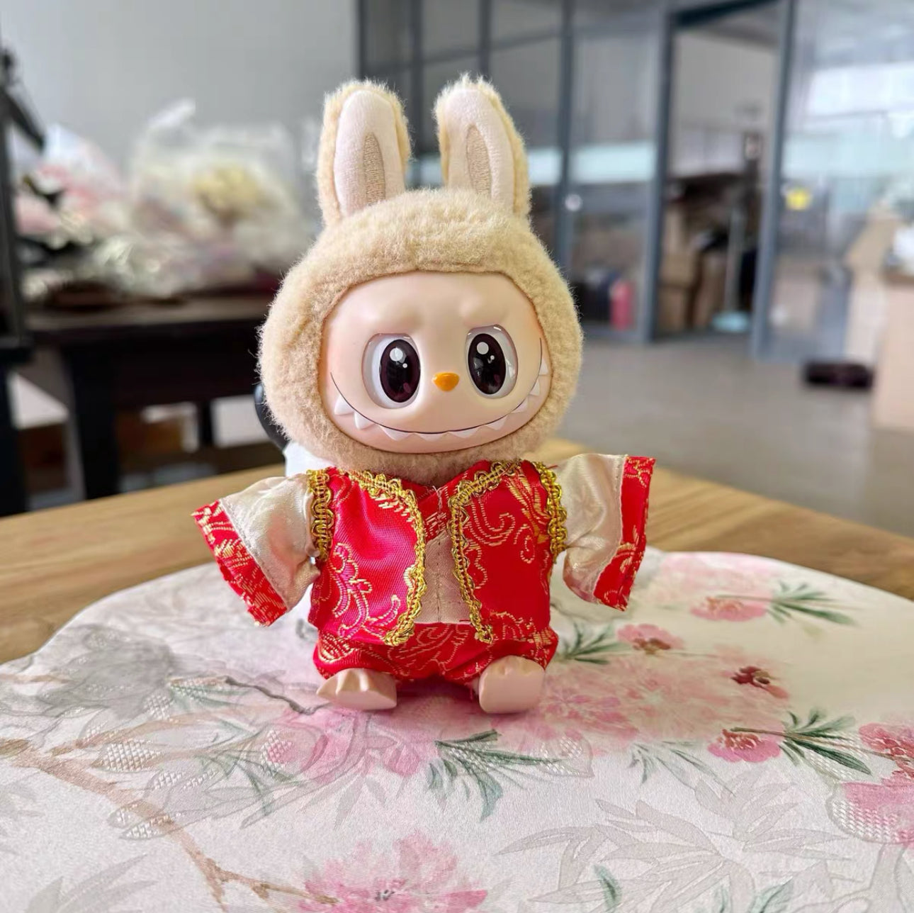 Labubu Traditional Chinese New Year Clothing 2(Handmade)