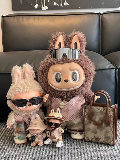 Labubu Zimomo Gucci Family Outfits(Handmade Design)