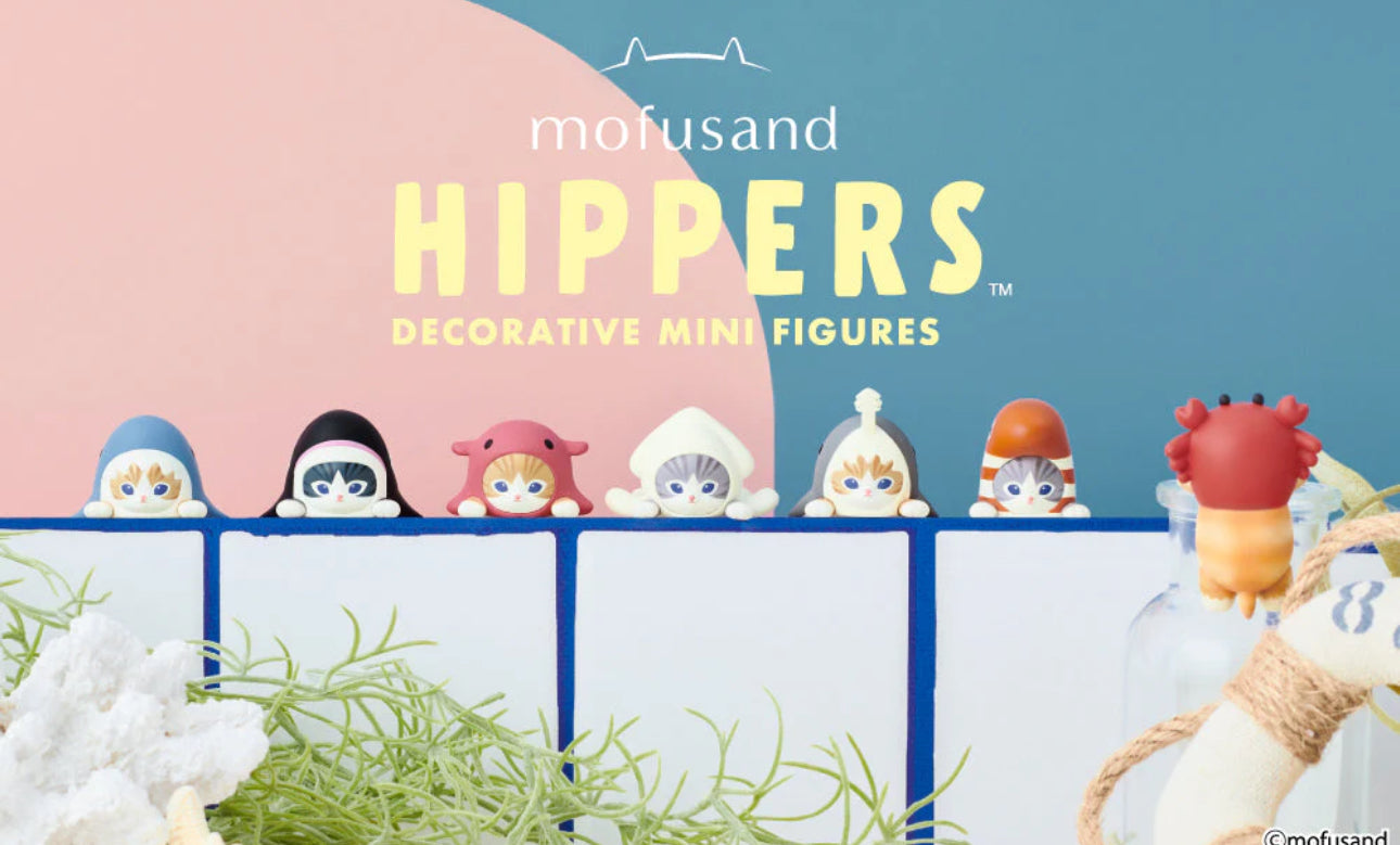 Mofusand Hippers Decorative Mini Figures(Authentic)