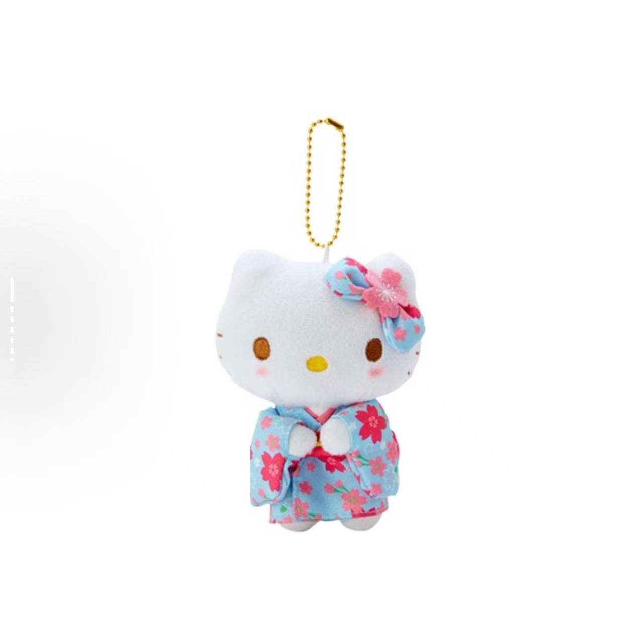 Sanrio HelloKitty Sakura Kimono Plush Pendant(Authentic)