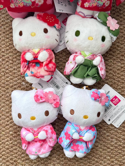 Sanrio HelloKitty Sakura Kimono Plush Pendant(Authentic)