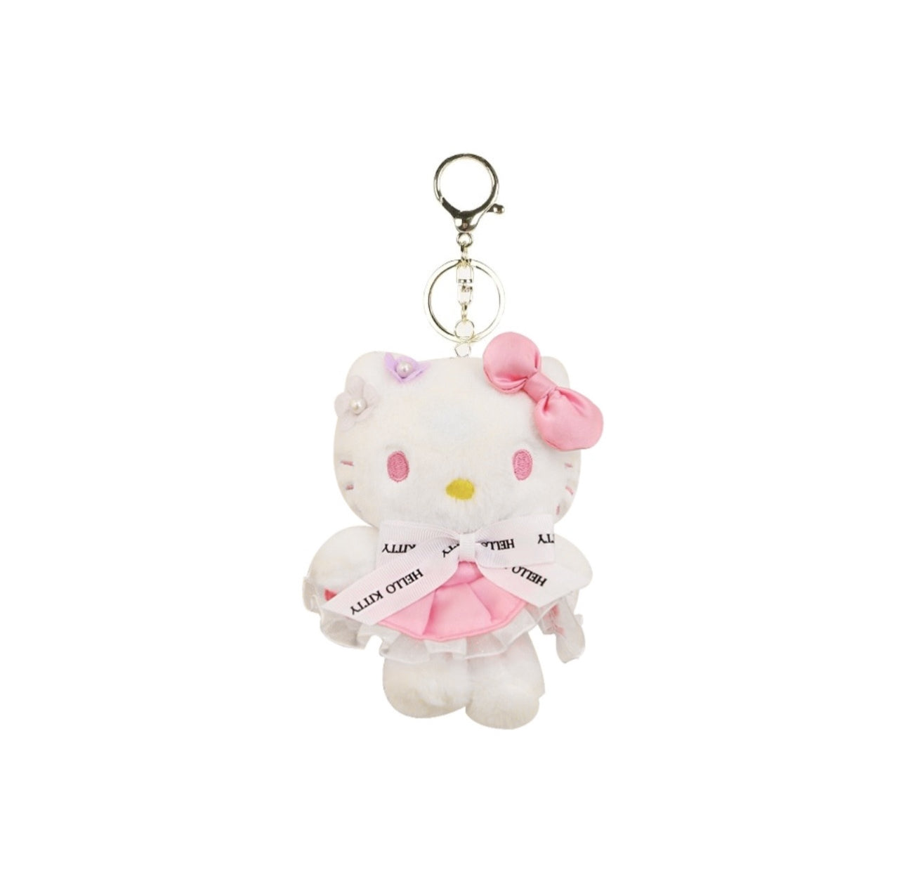 HelloKitty Bow Plush Pendant(Authentic)