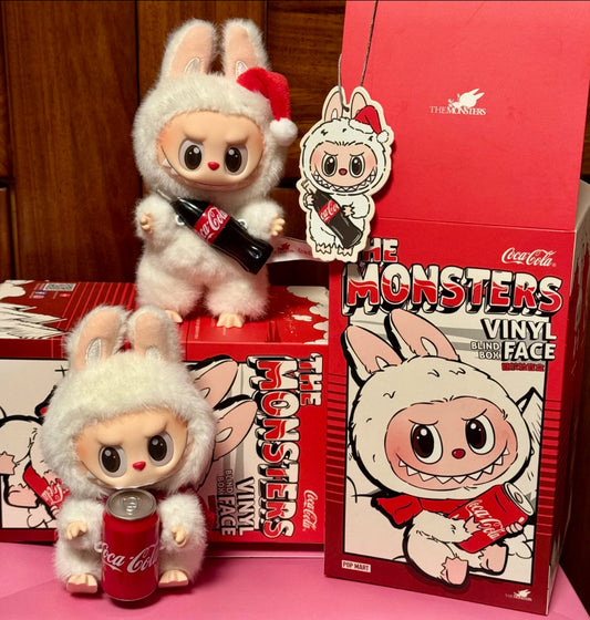 Labubu×Coca-Cola vinyl plush doll （Authentic）