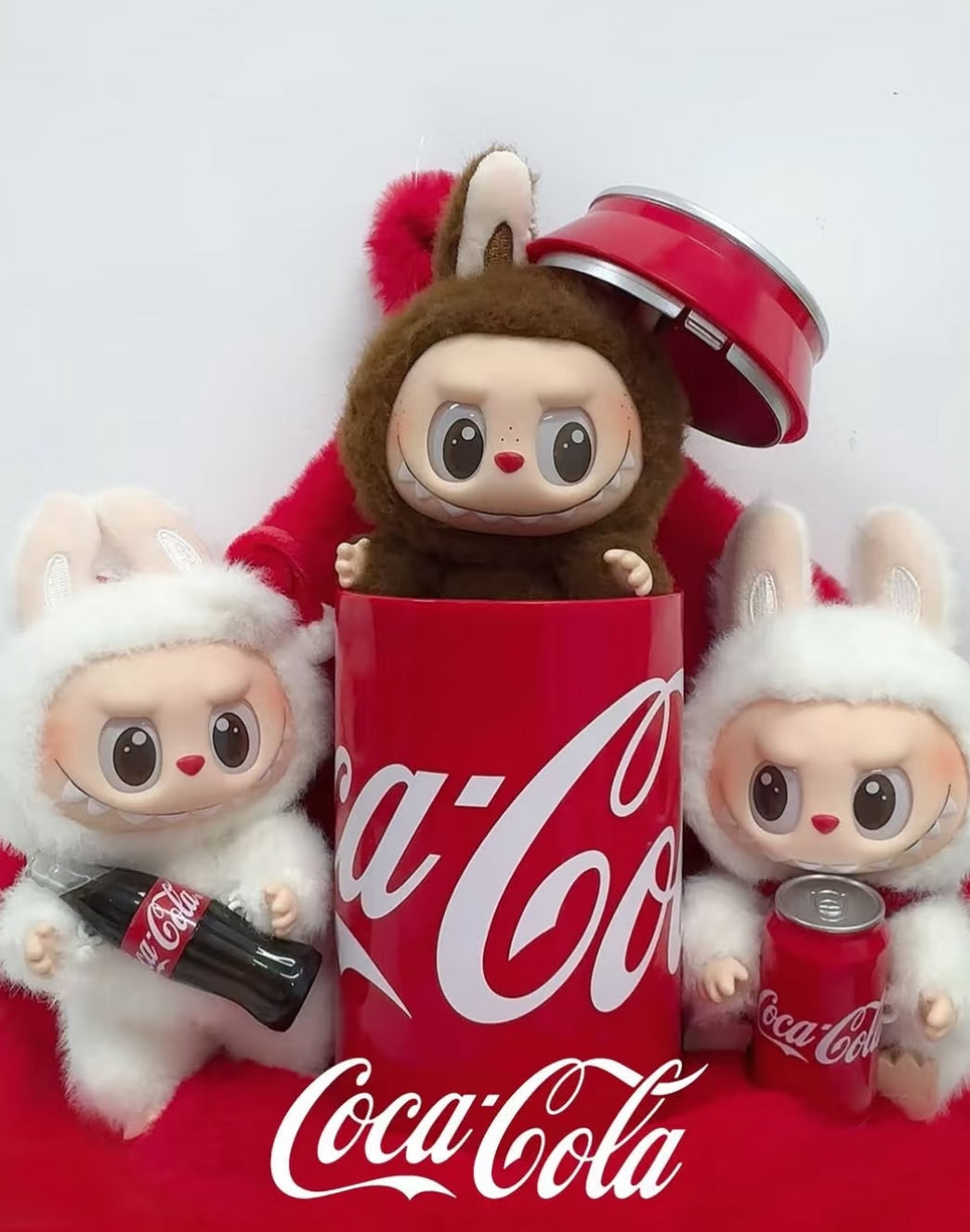 Labubu×Coca-Cola vinyl plush doll （Authentic）