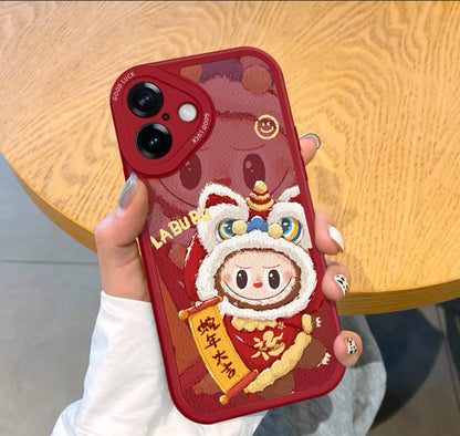 Happy New Year Labubu iphone case