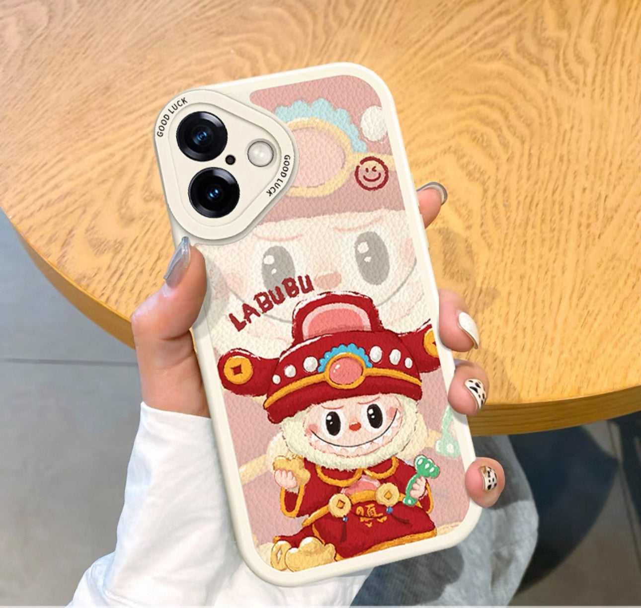 Happy New Year Labubu iphone case