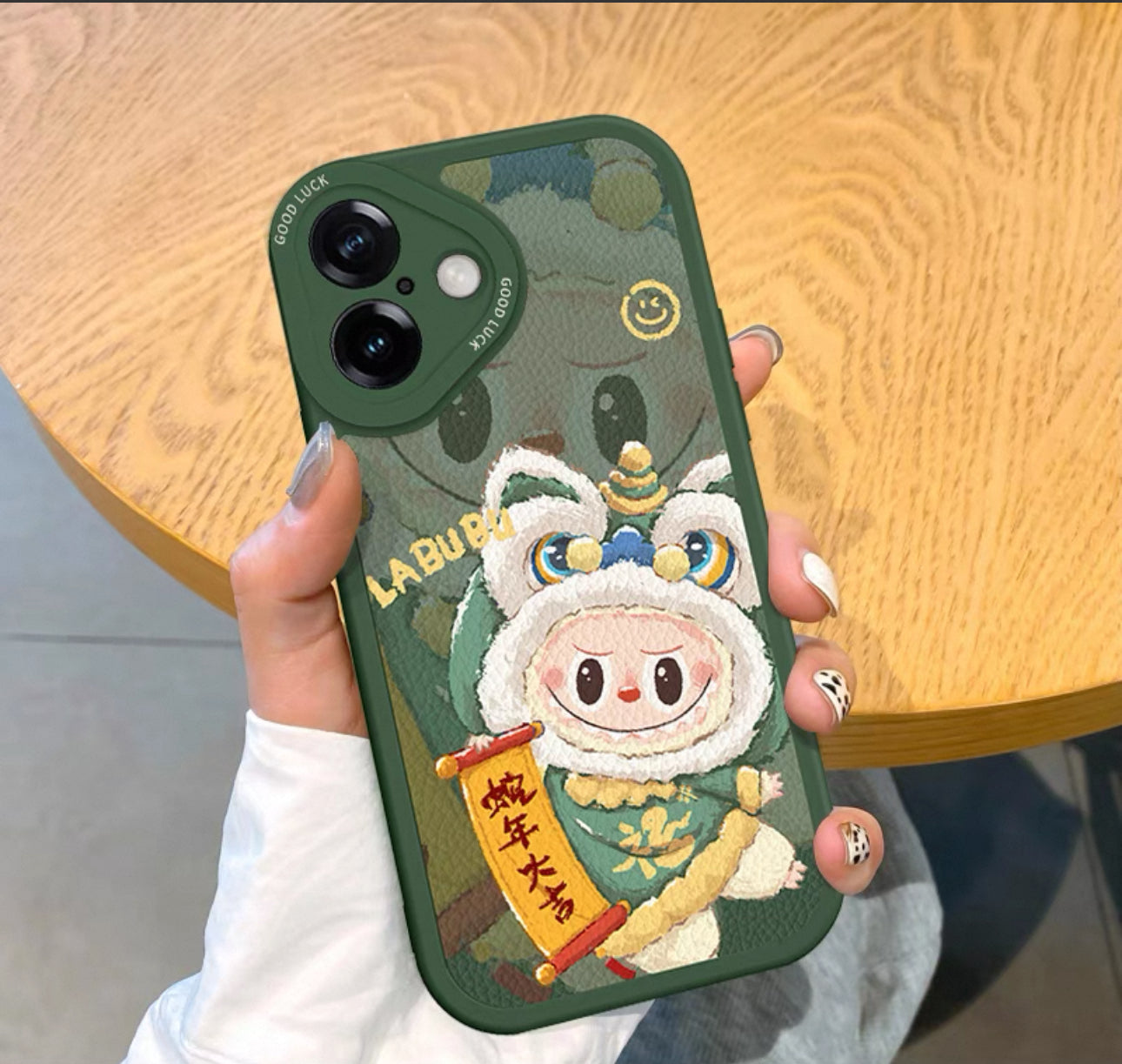 Happy New Year Labubu iphone case