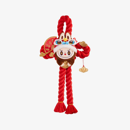 Wealthy Snake's New Year Celebration Series-LABUBU Plush Door Decoration